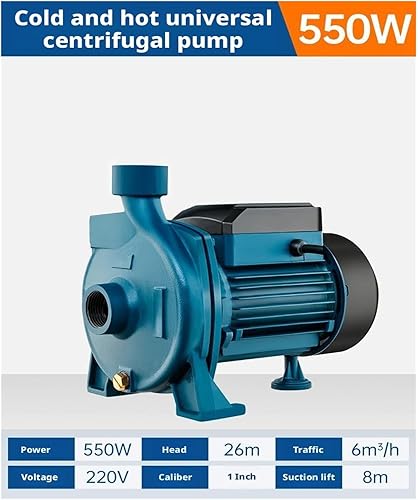 Miniatura 2 de Bomba centrífuga de circulación de agua caliente (550W)