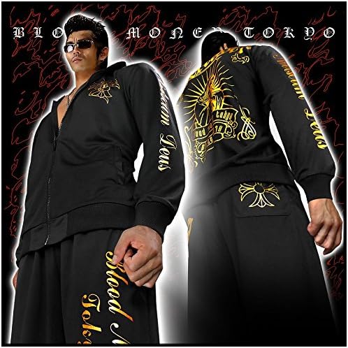 Amazon | [ブラッドマネートーキョー] 13031黒×金 セットアップ