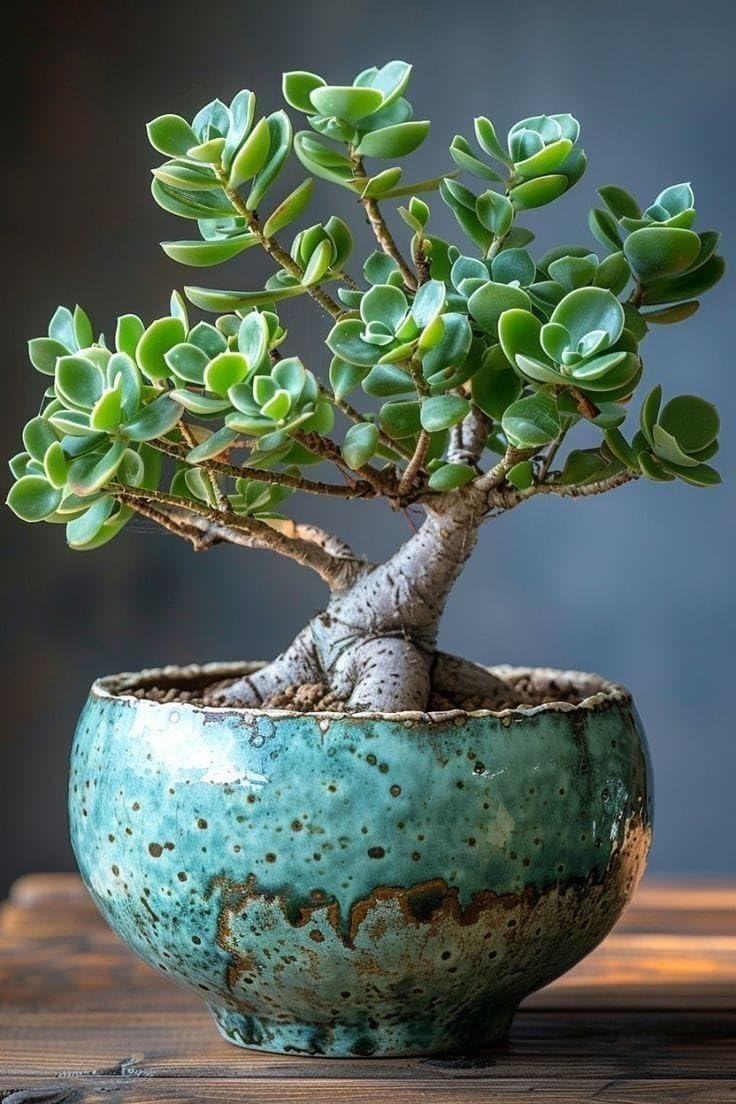 Jade Plant/Lucky Plant in Self-Watering Pot, 4-inch White Planter with Air Purifying Succulent, Low Maintenance Indoor Plant/Live Plant for Home, Office Decor-image-29