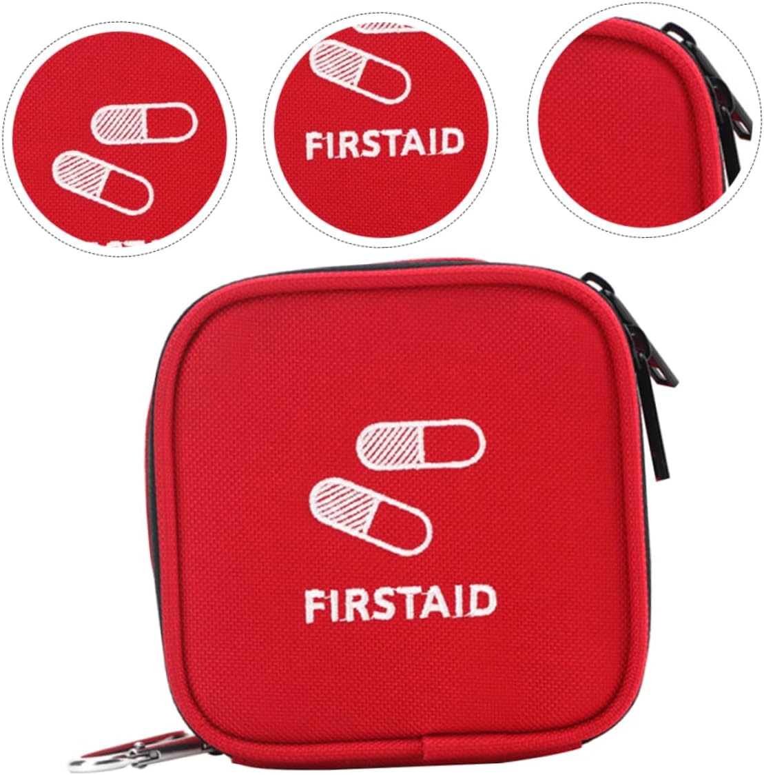 Handheld Medicine Bag First Aid Kit Small for Travel Camping Emergency Oxford Fabric Durable and Water-Resistant