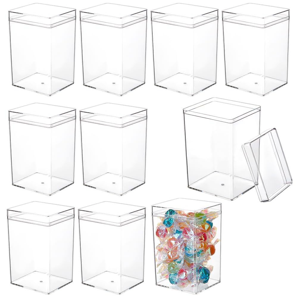 Boîtes de rangement pour friandises et petits objets, fini le désordre avec ce lot de 10 cubes