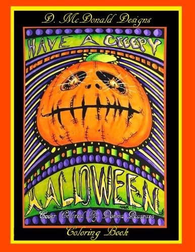 D.McDonald Designs Have A Creepy Halloween Coloring Book