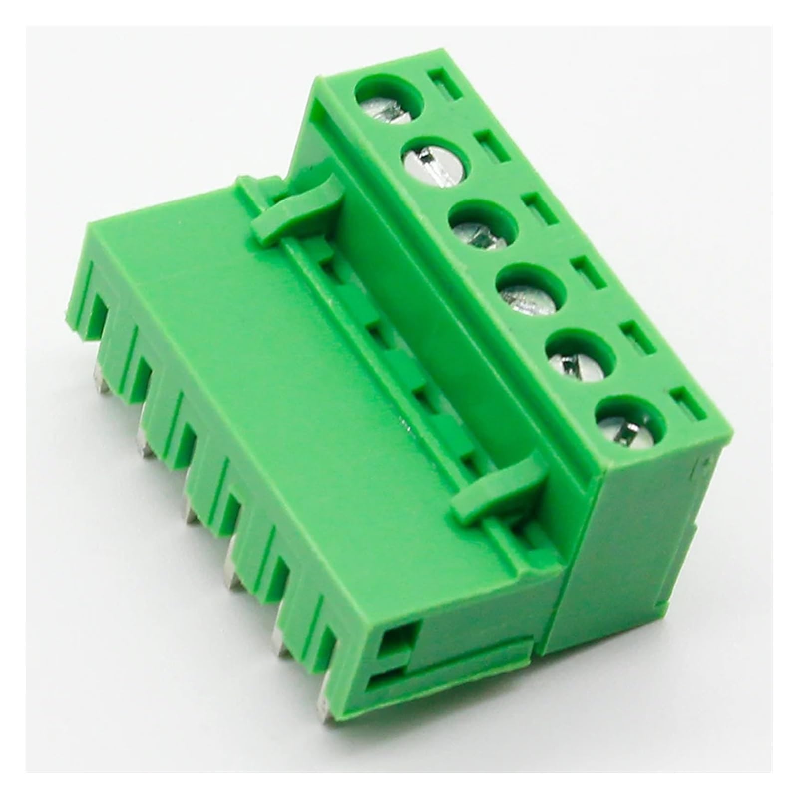 ZDVHOMCB 5 sets ht5.08 6pin Right angle Terminal type 300V 10A 5.08mm pitch connector pcb screw terminal block