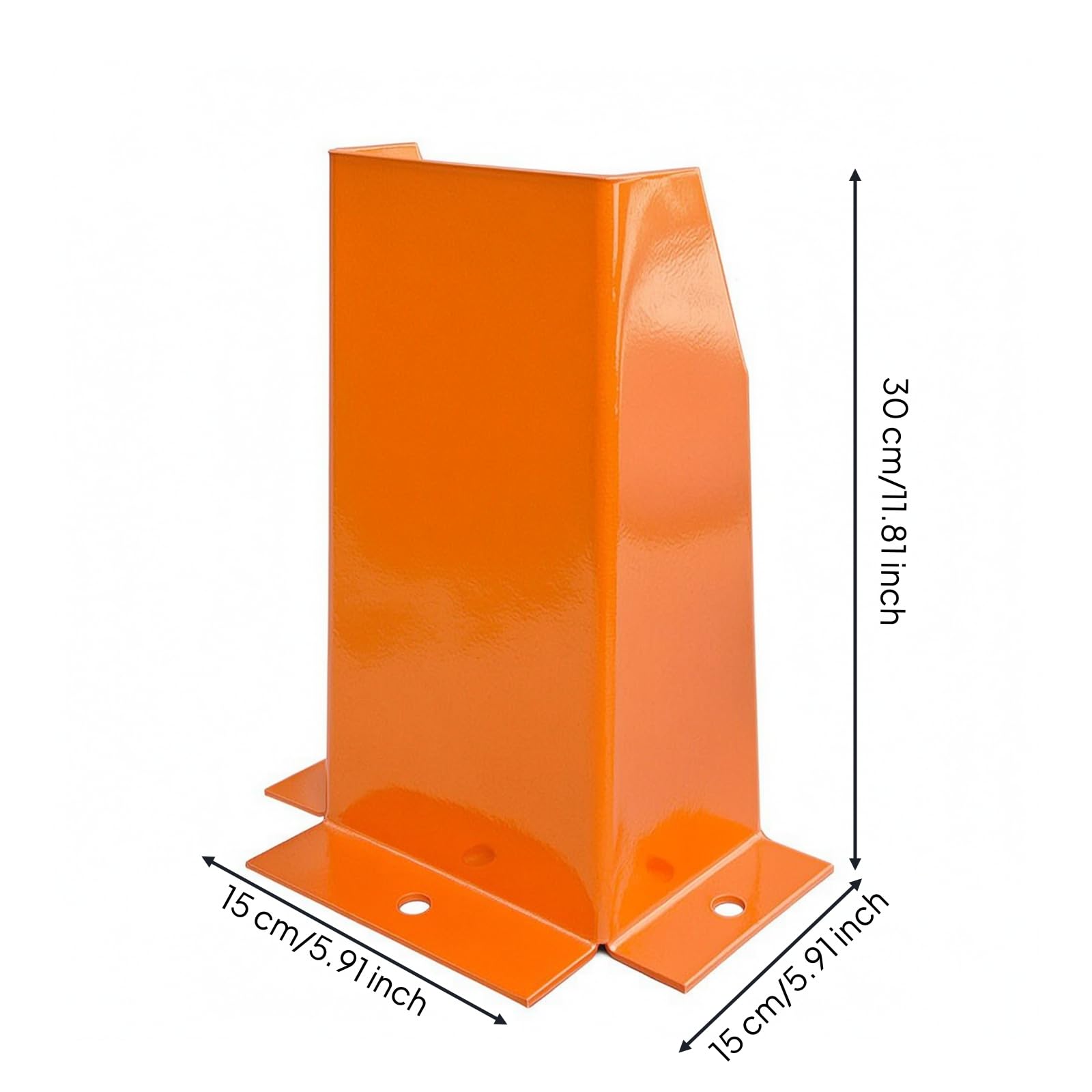 Protector Esquinas Rack Industrial Protección Grueso para Fábricas, Naranja, U con Borde 4.0