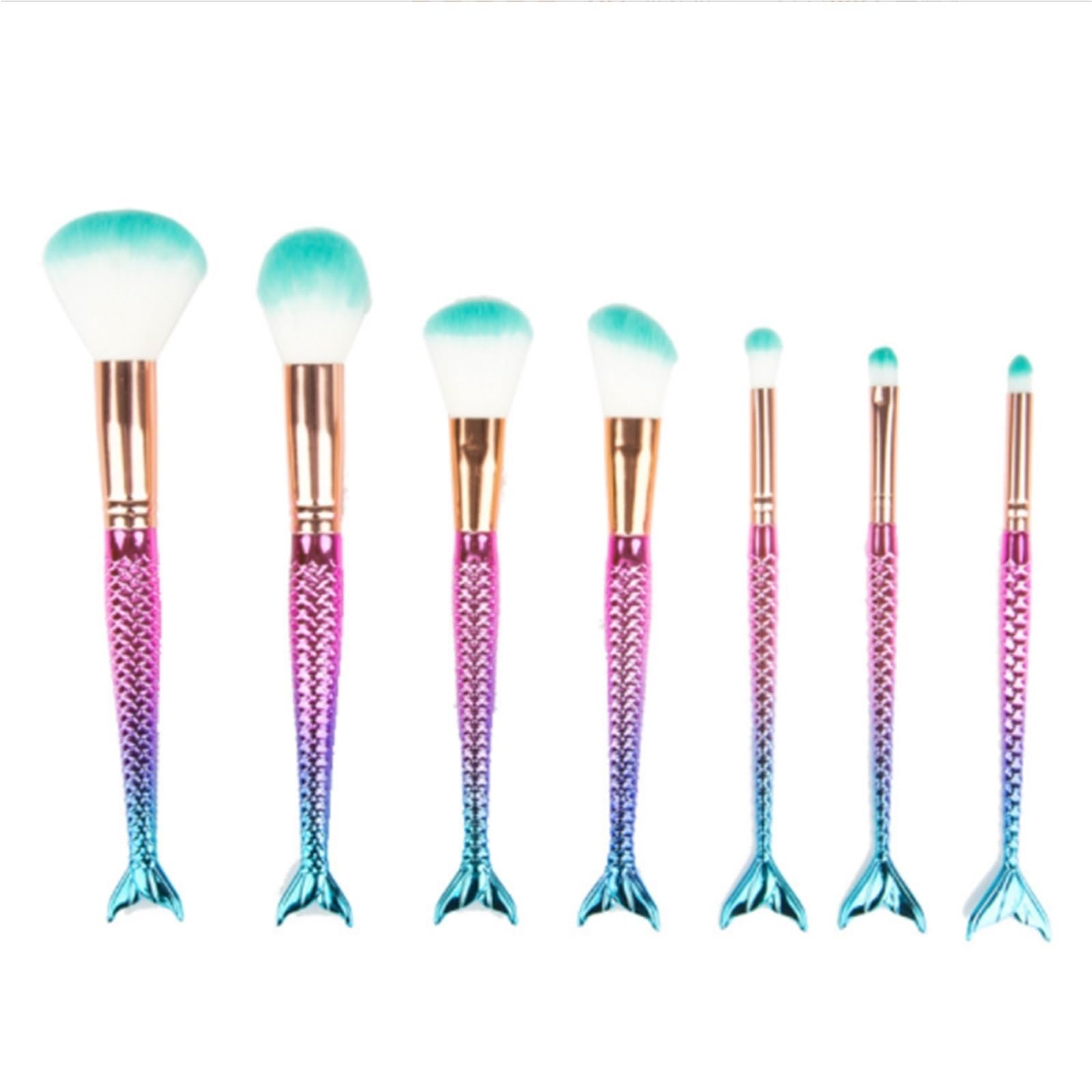 Pinsel Werkzeuge Make-up-Pinsel-Set, 7-teilig, Make-up-Pinsel, Abgewinkelter Konturenpinsel, Concealer, Lidschatten, Gesichtspinsel Gesichtsbemalung
