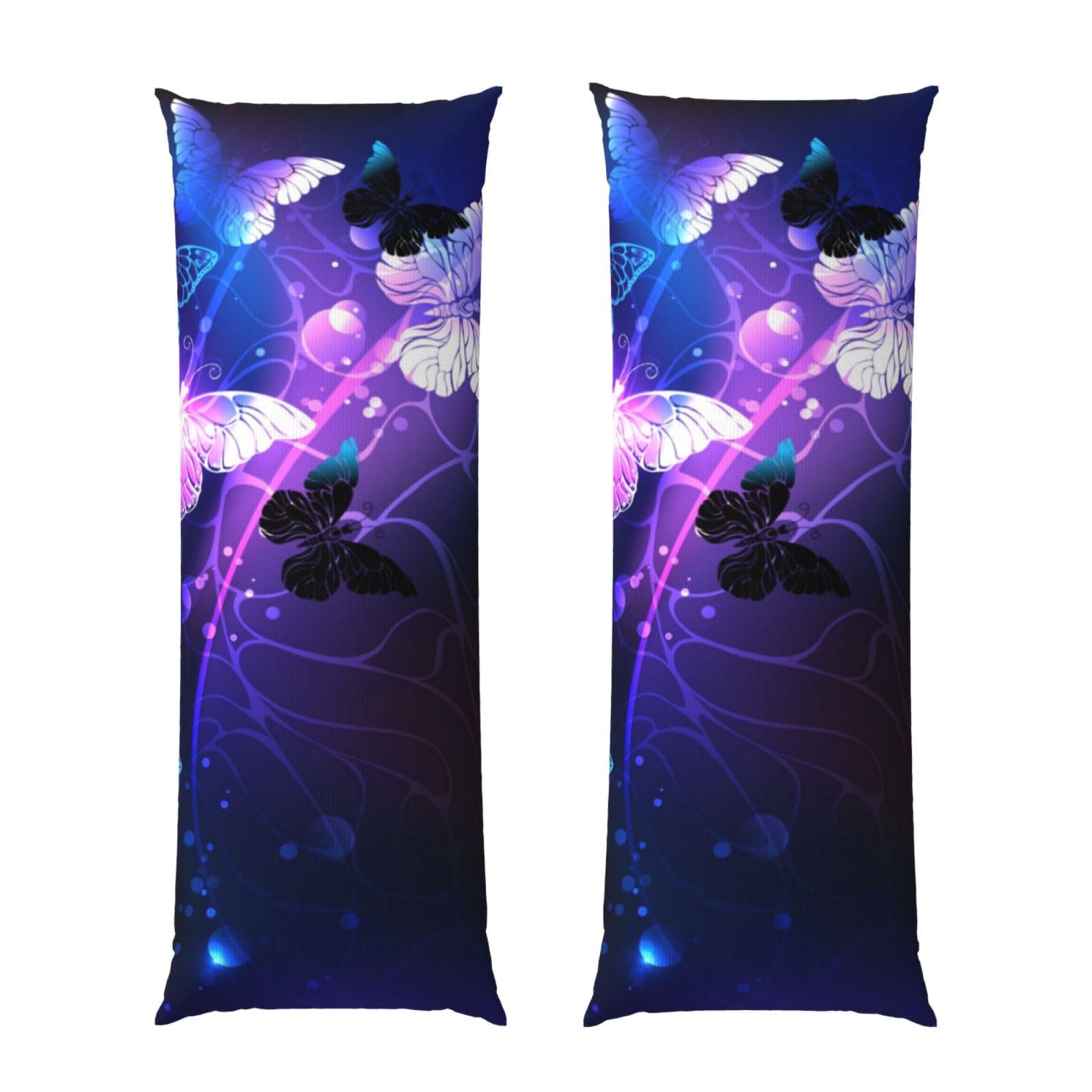 Taie d'oreiller decorative papillons de nuit pour grand coussin de lecture et salon boho