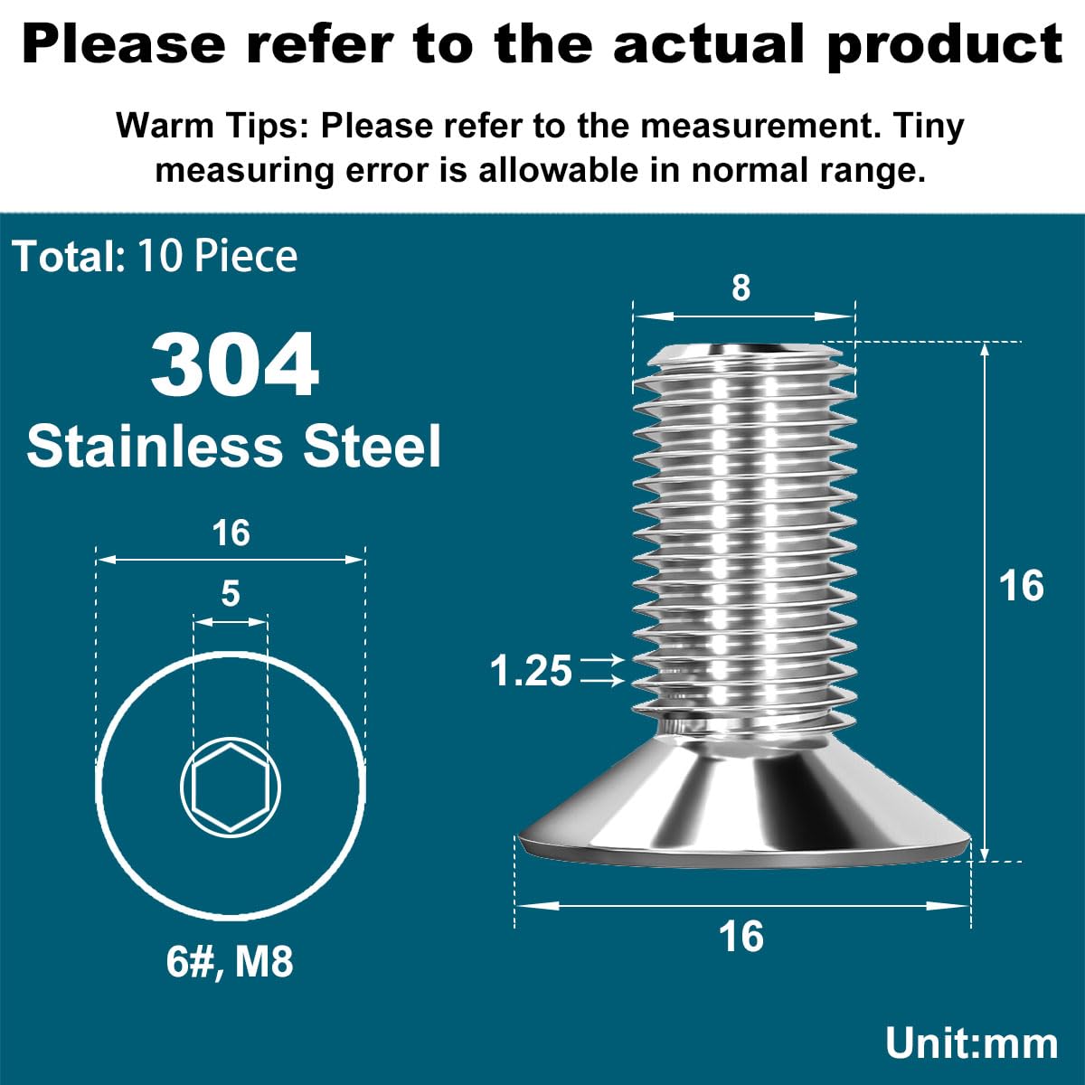 Drenky M8 Socket Screws - Image 2