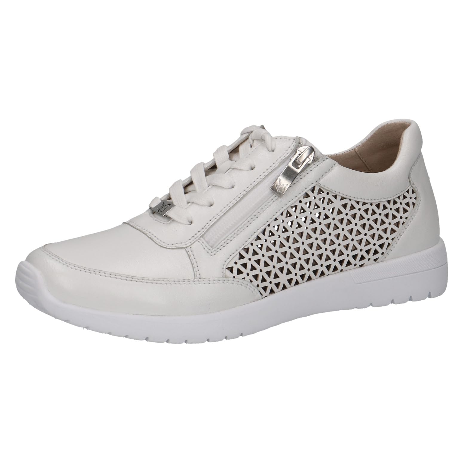 Caprice Women's White Nappa Trainers For - Sneakers - 4 Uk - Shoes