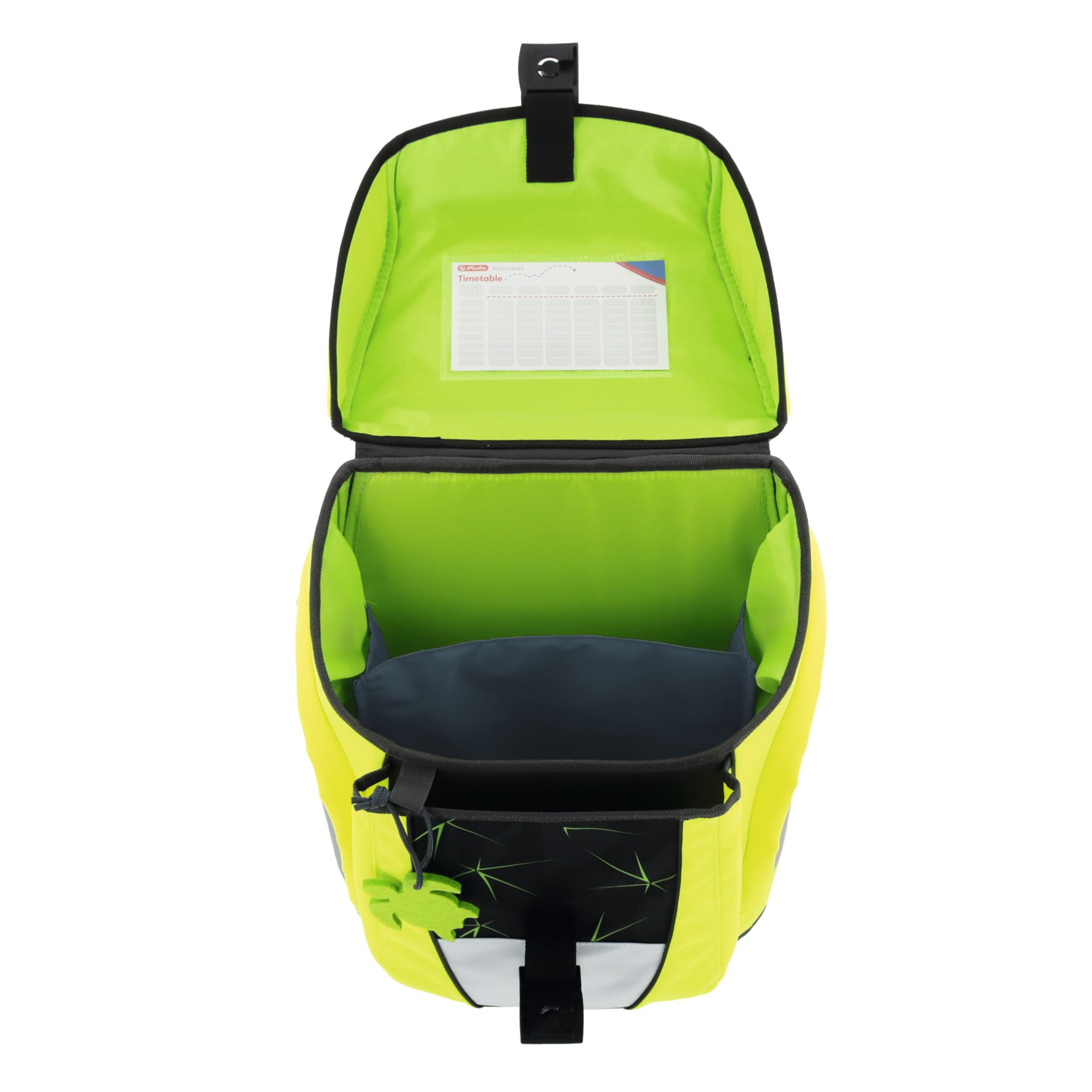 herlitz mitwachsender Schulranzen FiloActive DIN Plus fluoreszierend 1.Klasse Junge Mädchen Kinder 19 L