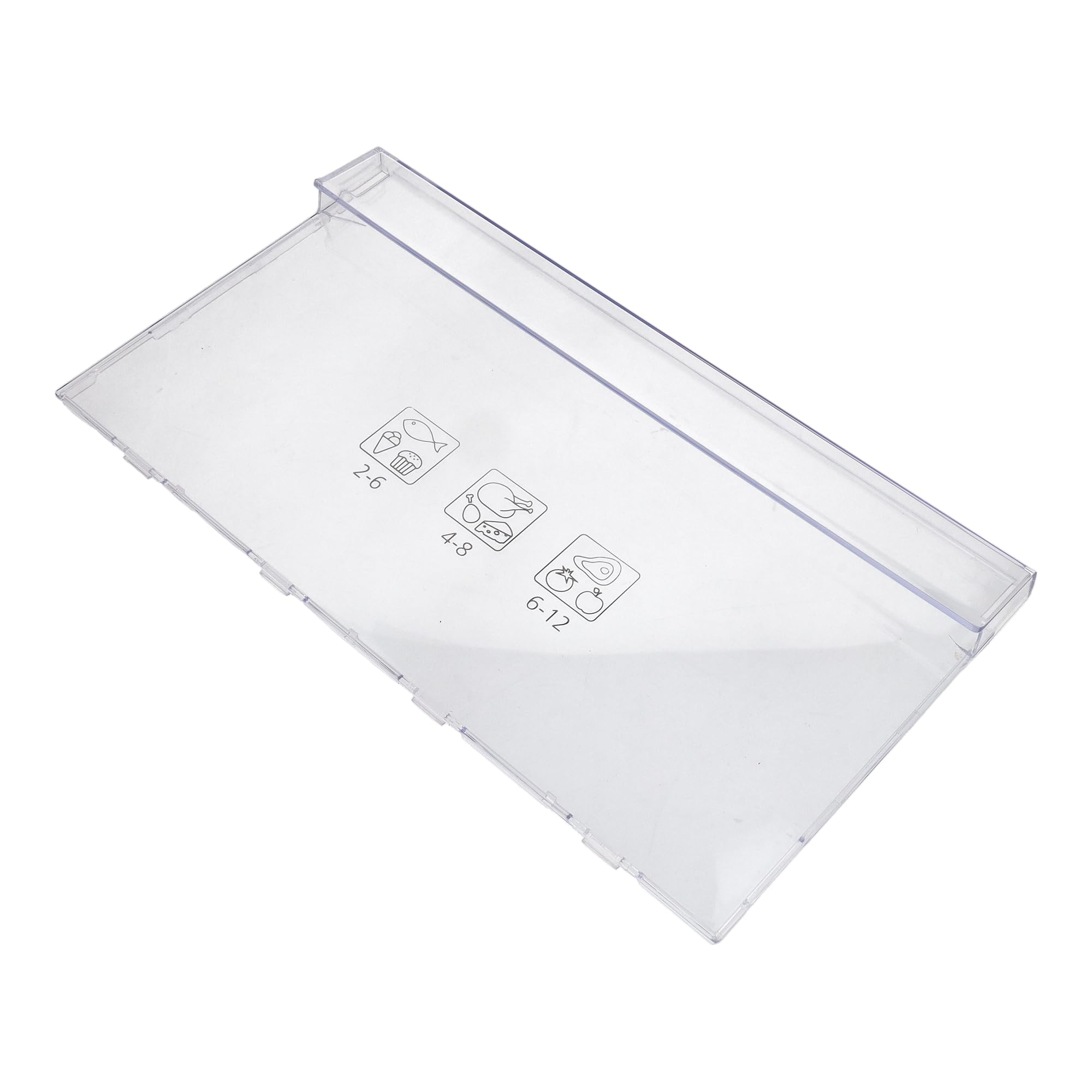 sparefixd Per Beko CXFG1685DW CXFG1685W - Cassetto inferiore per congelatore