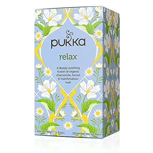 Miniatura 1 de Pukka Té de hierbas orgánico - Relax - Hinojo de manzanilla y raíz de malvavisco - 0.8 oz - 20 unidades