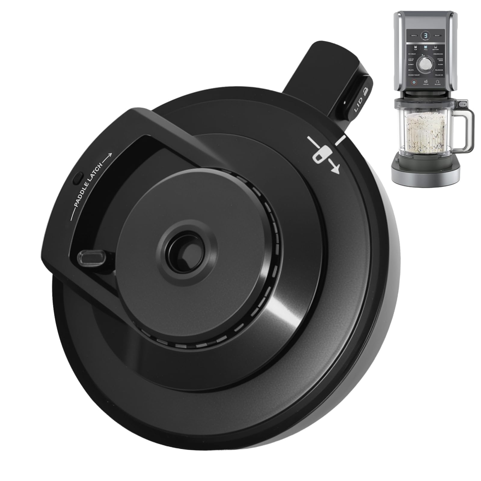 NC501 Outer Bowl Lid Replacement Compatible with Ninja NC500 Series