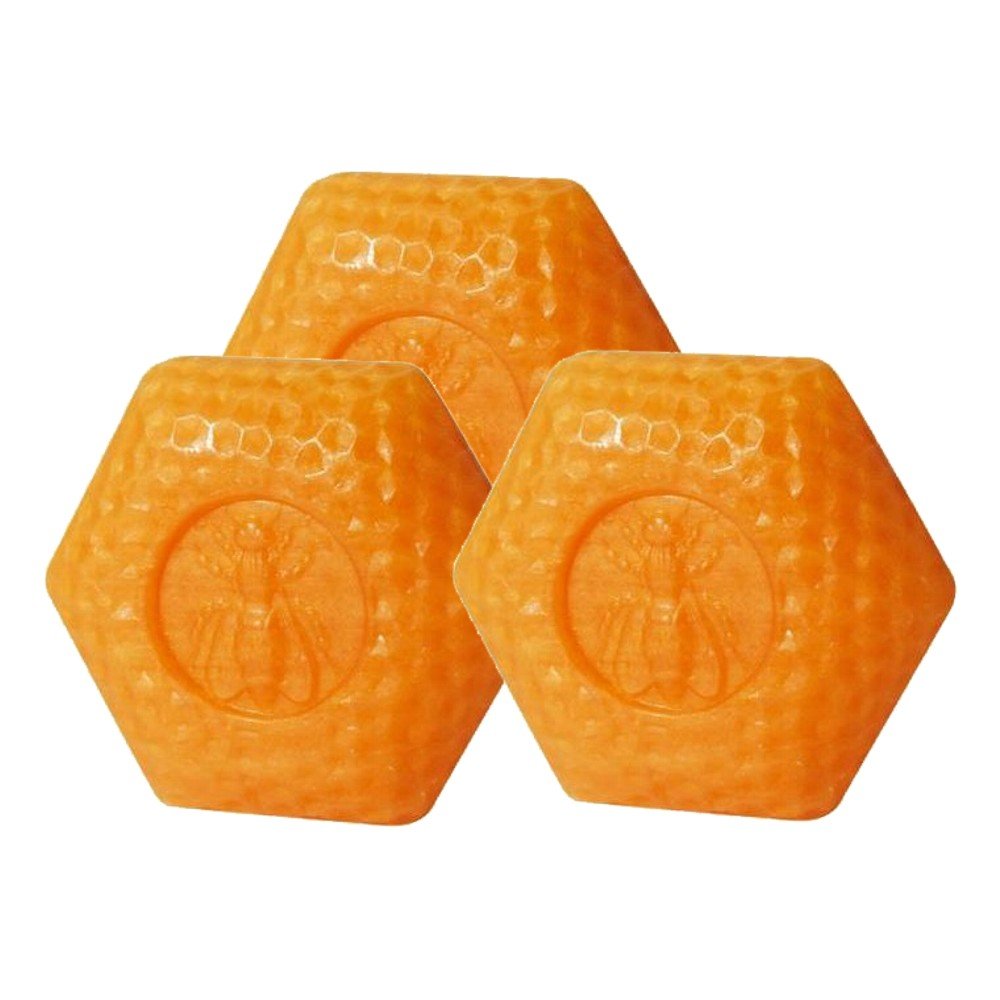 Honey milk honeycomb soap 3 x 100 g, 100 g (Pack of 3)