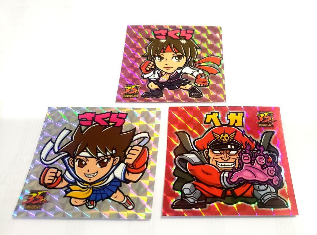Amazon.co.jp: ストリートファイター展東京限定風シール3種コンプ 