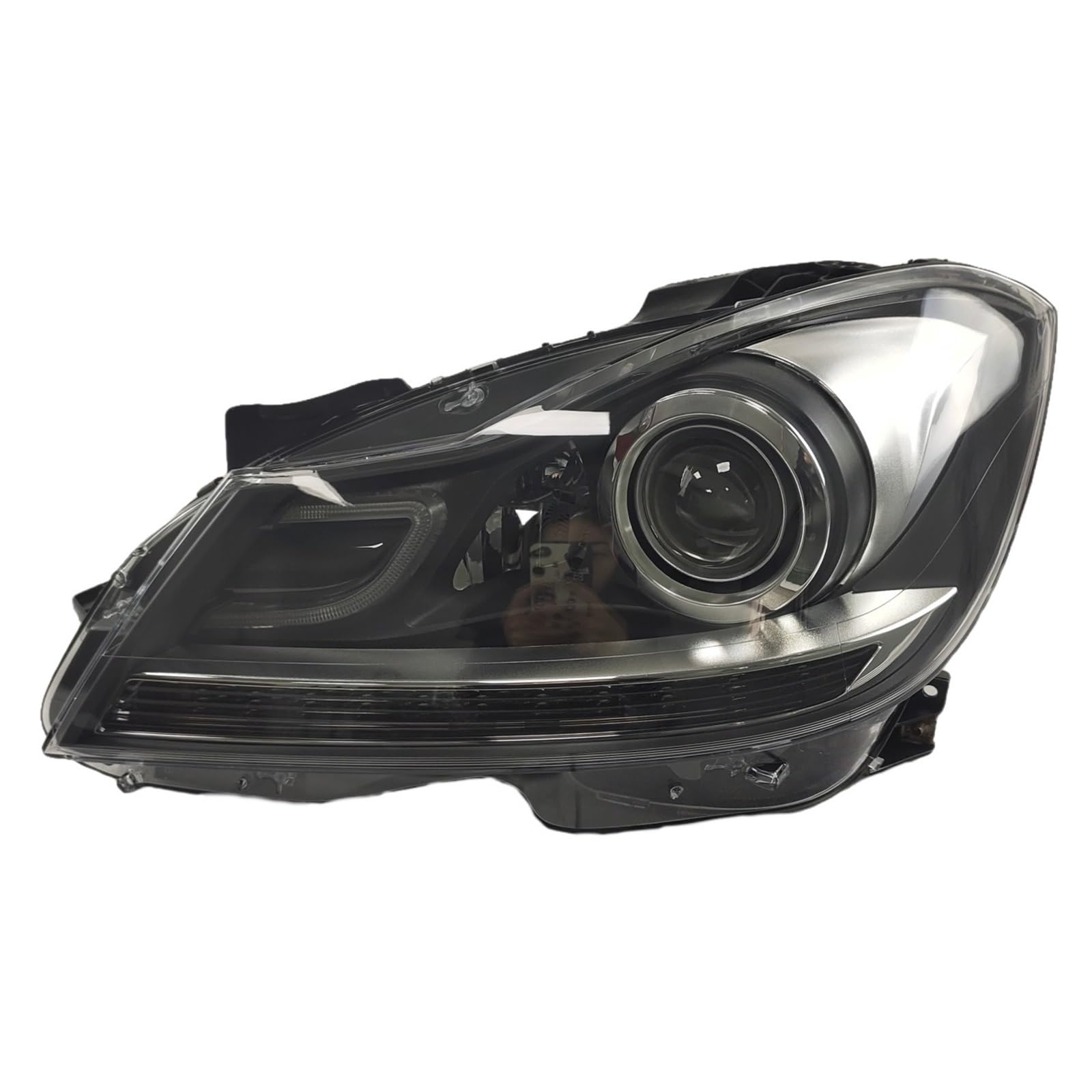 Akcesoria samochodowe lampa ksenonowa 2013-2016 kompatybilna z Mercedes Benz klasa C W204 C180 C200 reflektor oryginalny montaż reflektora automatyczne oświetlenie(Right with module)