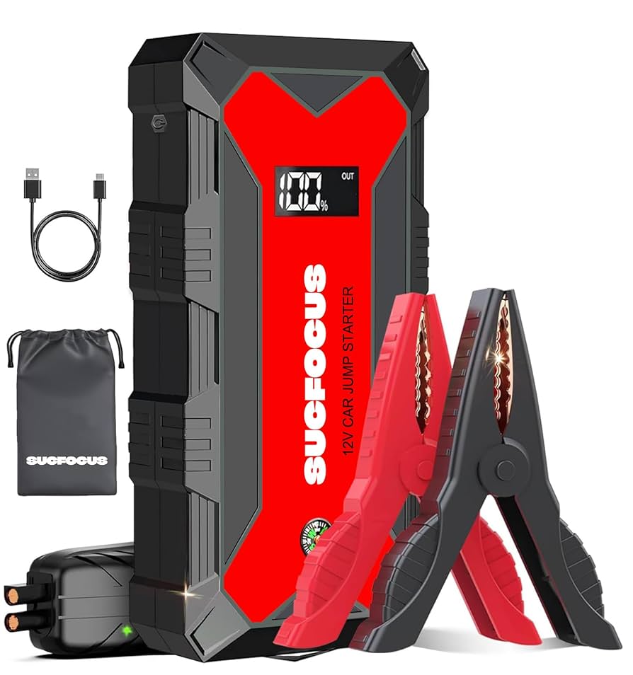 Amazon.com: Car Battery Jump Starter, 2500A Battery Jumper