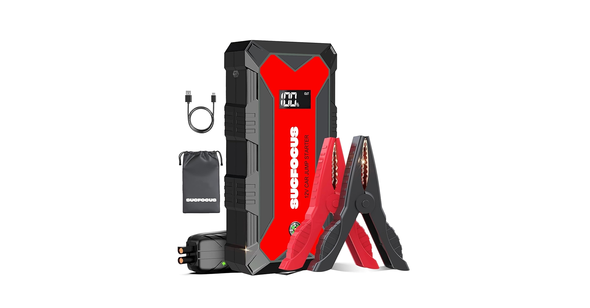 Amazon.com: Car Battery Jump Starter, 2500A Battery Jumper