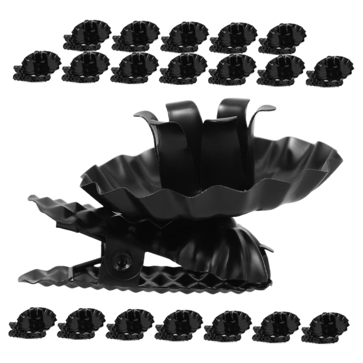 PRETYZOOM 80 Piezas candelabro de Navidad Clip de portavelas de Navidad Clip de Vela navideña con Forma de Flor sujeta Velas Soporte para Velas candelabro de Escritorio candelero Decorativo