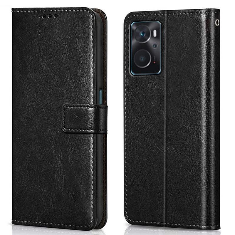 WOW IMAGINE Shock Proof Flip Cover Back Case Cover for Oppo K10 4G (Flexible | Leather Finish | Card Pockets Wallet & Stand | Black) (B09YDDVWHF) Amazon Price History, Amazon Price Tracker