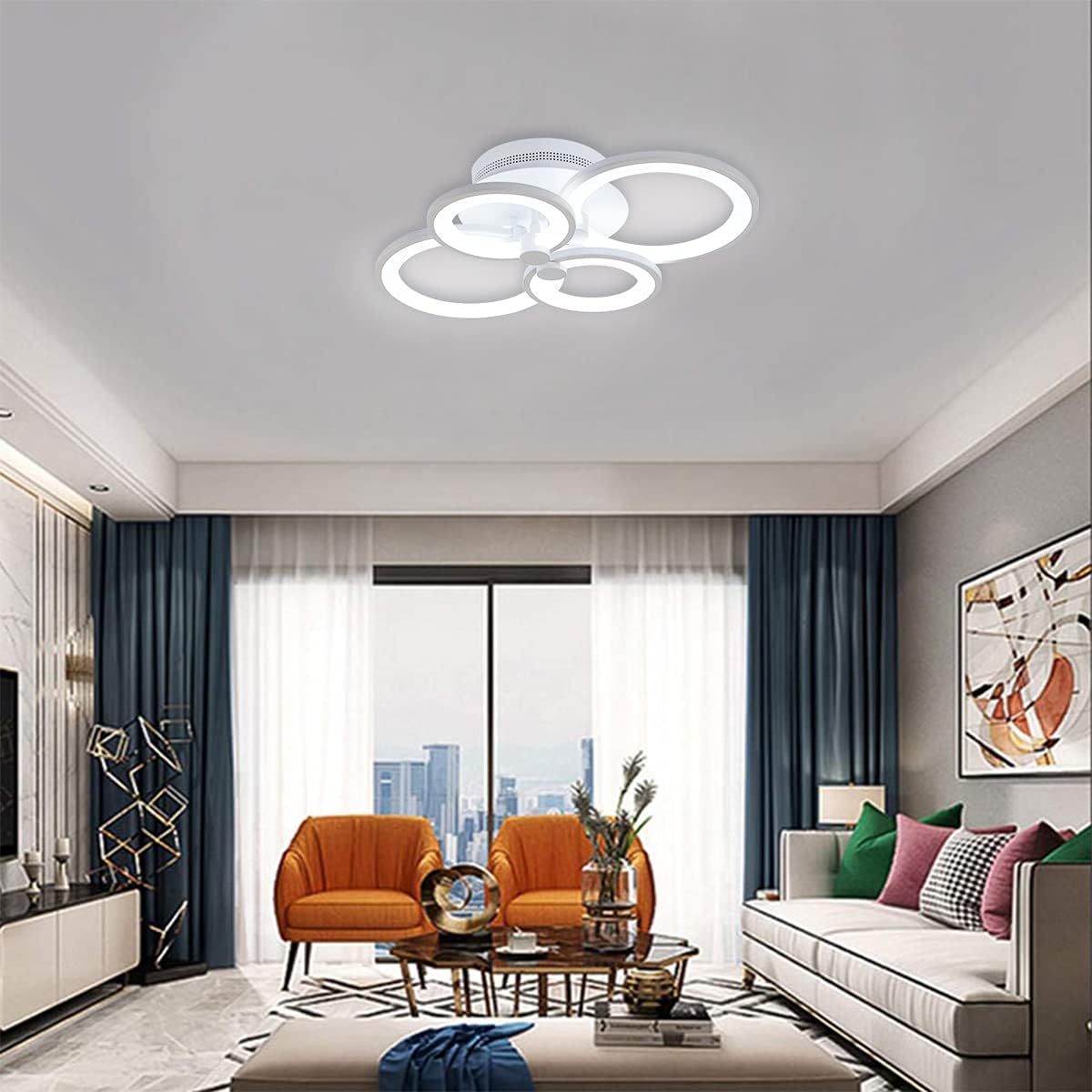Rеvіеw Dіѕсоunt Ganeed Modern Ceiling Light,Metal Acrylic LED Flush Mount Ceiling Light Fixtures,36W LED Chandelier Light Fixture for Living Room Kitchen Bedroom Dinner Room,Cool White 6500K Bеѕt Dеаl Prоduсt Ganeed Modern Ceiling Light,Metal Acrylic LED Flush Mount Ceiling Light Fixtures,36W LED Chandelier Light Fixture for Living Room Kitchen Bedroom Dinner Room,Cool White 6500K