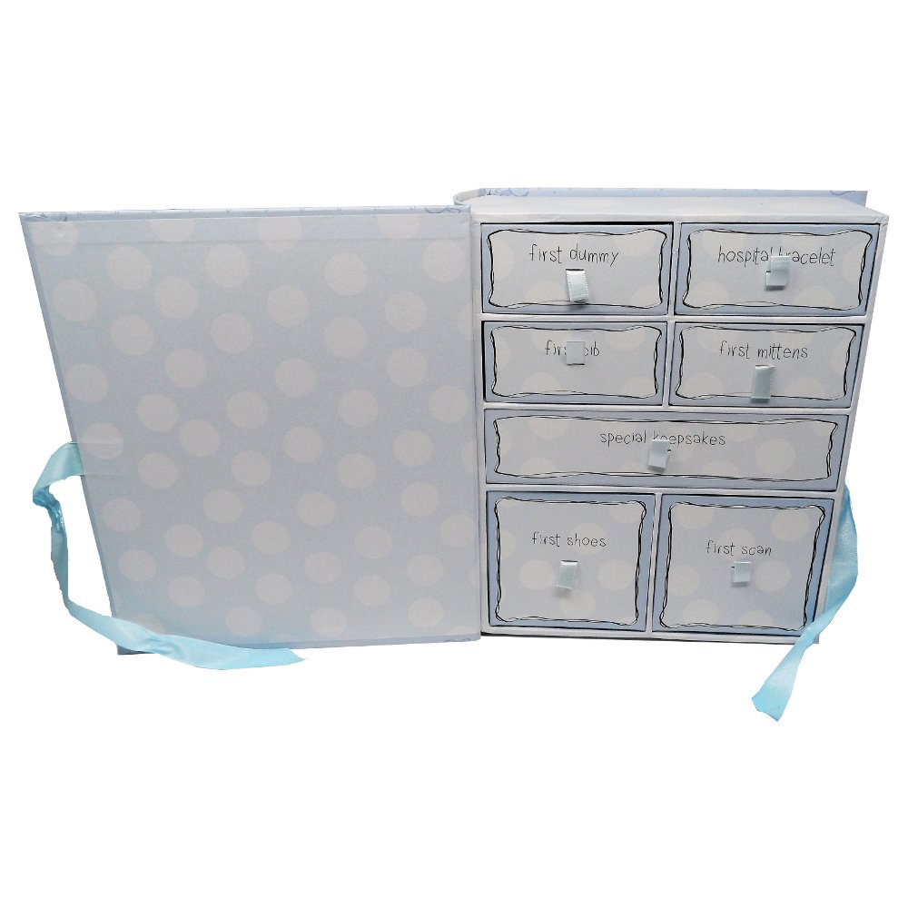 Lesser & Pavey Little Miracles Keepsake Box Blue