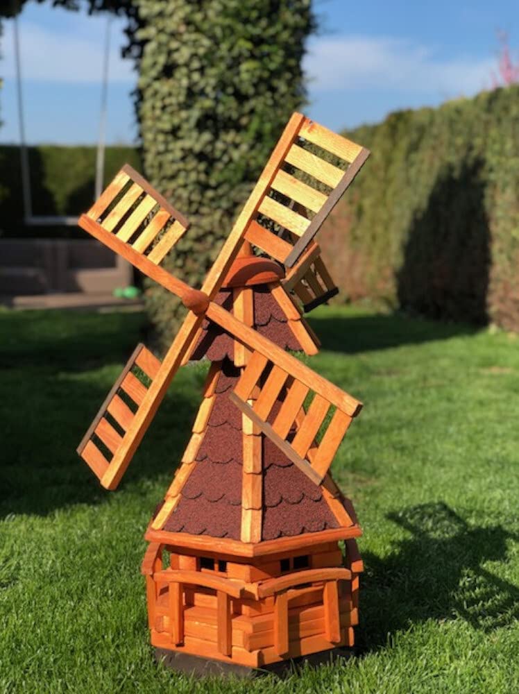 Mulino A Vento Con Motorino Cm. 25x14x25 | Vendita Online Su - Foto 7