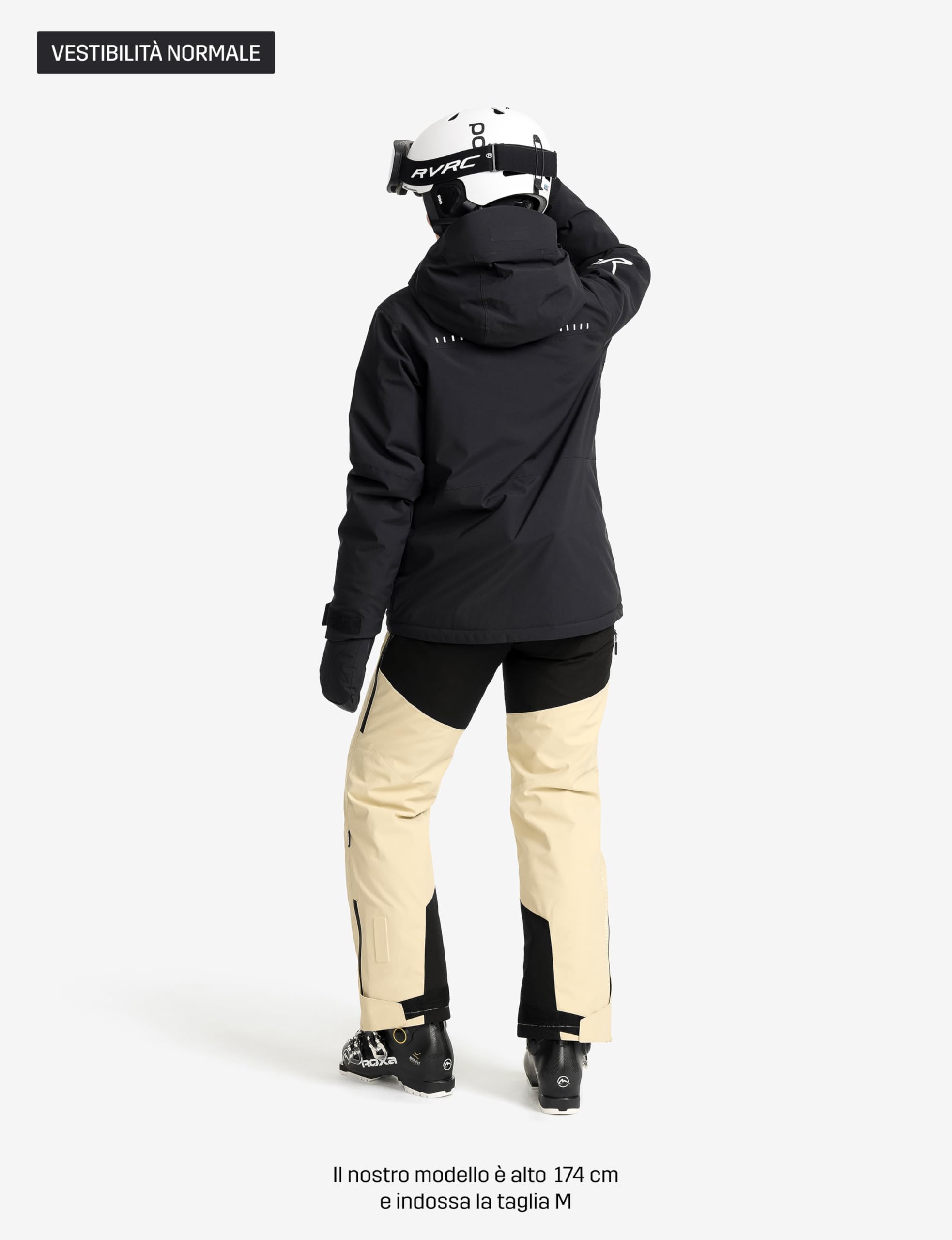 RevolutionRace AccXel Insulated 2L Ski Jacket da Donna, Giacca da Sci Resistente e Calda con Recco