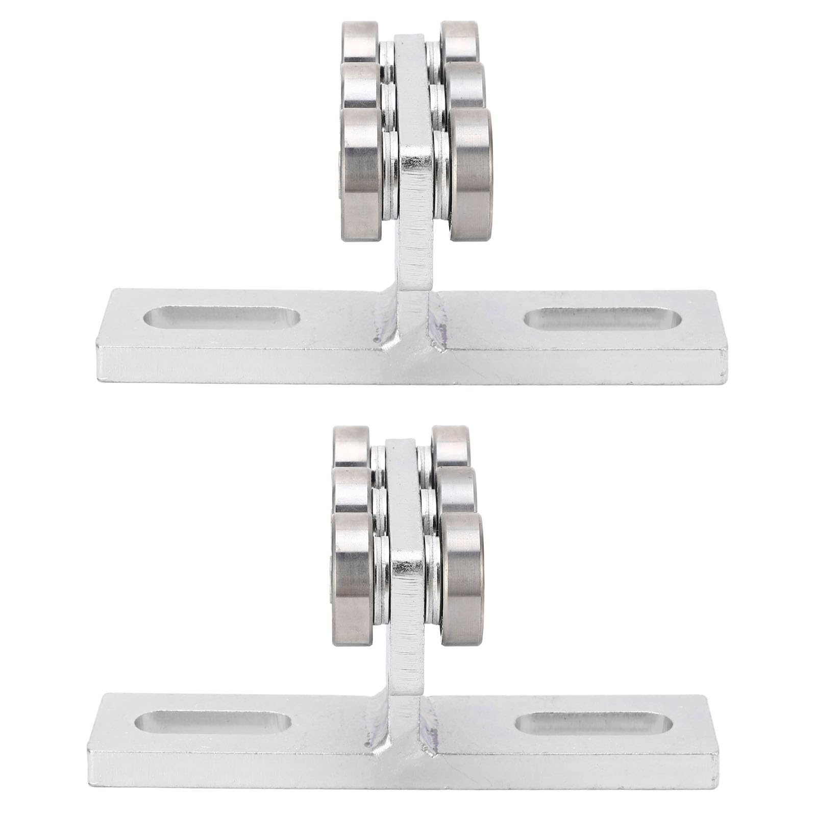 Lot de 2 ensembles de chariots à 6 roues pour matériel électrique PA200 PA1000, convient pour les canaux non endommagés de 1-5/8" ou plus haut, capacité de charge jusqu'à 255 kg