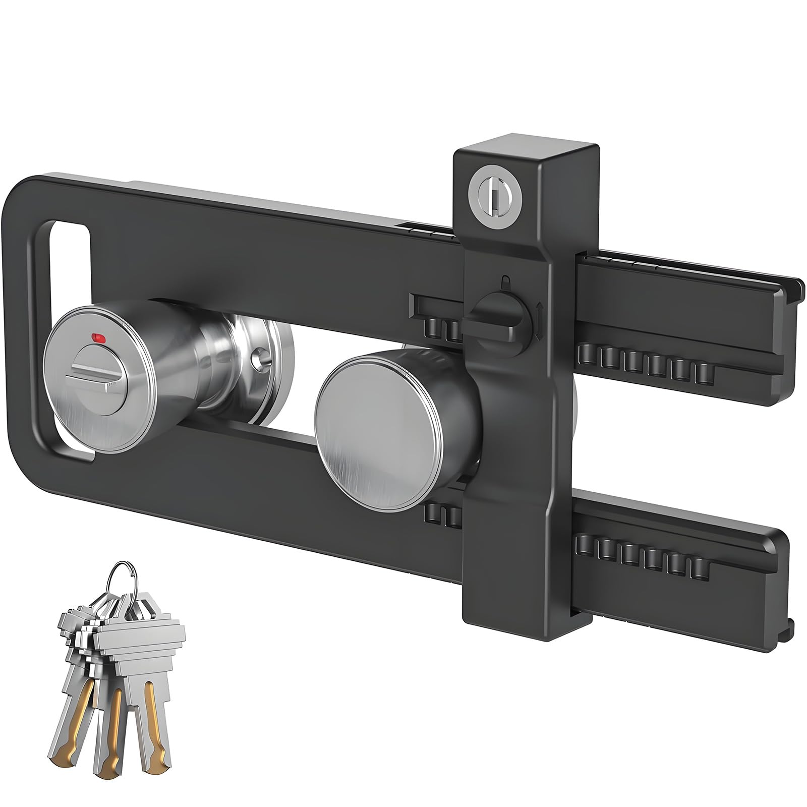 Weatherproof Outdoor Tap Locking Device Double Door Lockout Device French Doors Reinforcement Protecting Bedroom Door