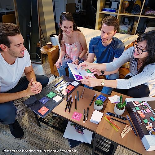 Image of ARTEZA Vision Board Kit, Experience Box | Creative Art & Craft Set for Goal Setting, Party Kit for Group Activities, Business Planning, Personal Development, Art Supplies, Craft Supplies