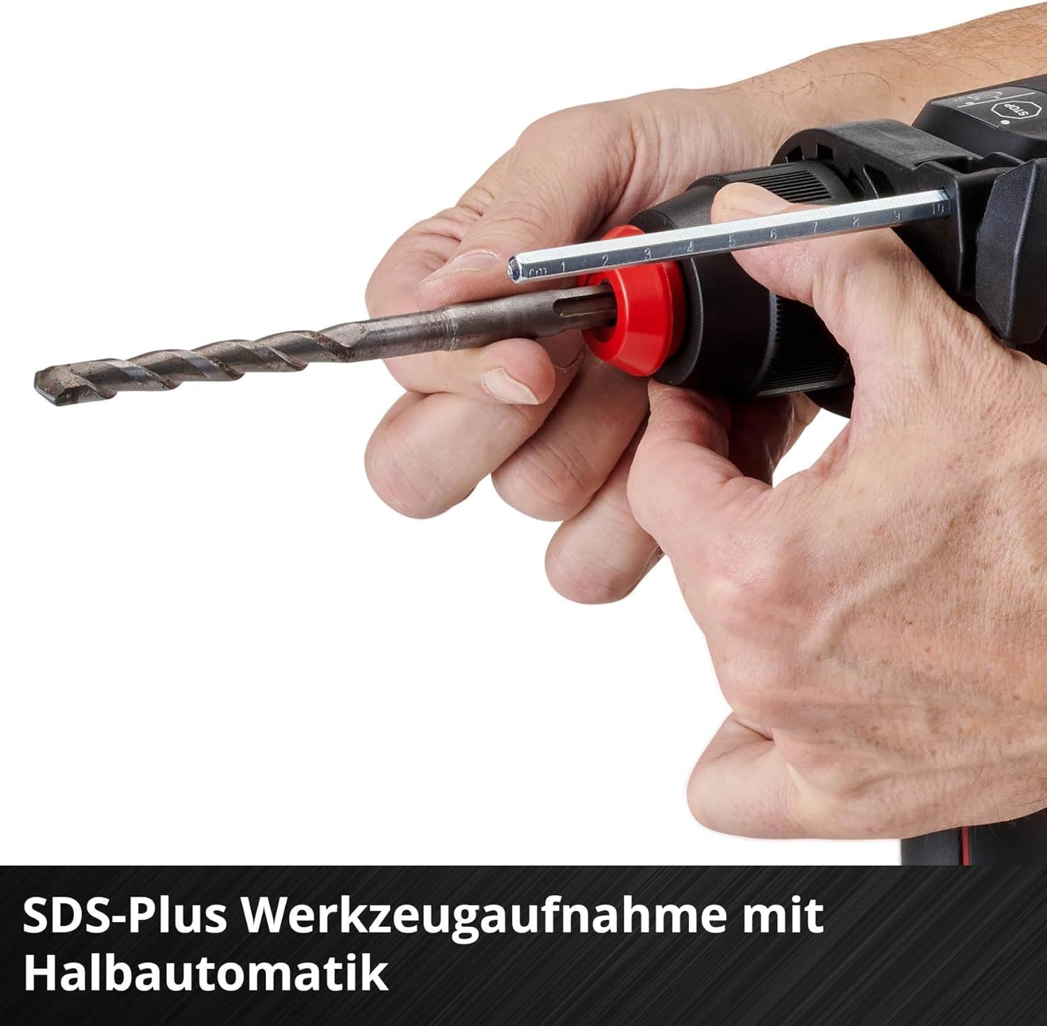Einhell Professional Akku-Bohrhammer TP-HD 18/26 Li BL-Solo Power X-Change (18 V, Brushless, 2,6 J, SDS-plus, 26 mm Bohrleistung in Beton, 4 Funktionen, Koffer, ohne Akku)