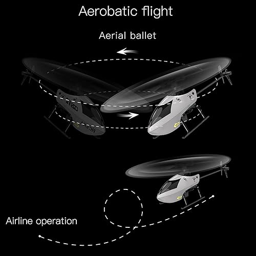 Miniatura 3 de GoolRC Helicóptero RC C129 V2 helicóptero de control remoto de 4 canales con giroscopio de 6 ejes avión RC de 24 GHz con giros 3D retención de
