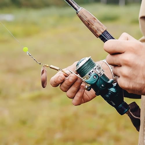 Miniatura 6 de Cuentas de pesca que brillan en la oscuridad, plástico, verde, colorido, línea de pesca, cuentas de goma, cuentas suaves, agua dulce y salada para