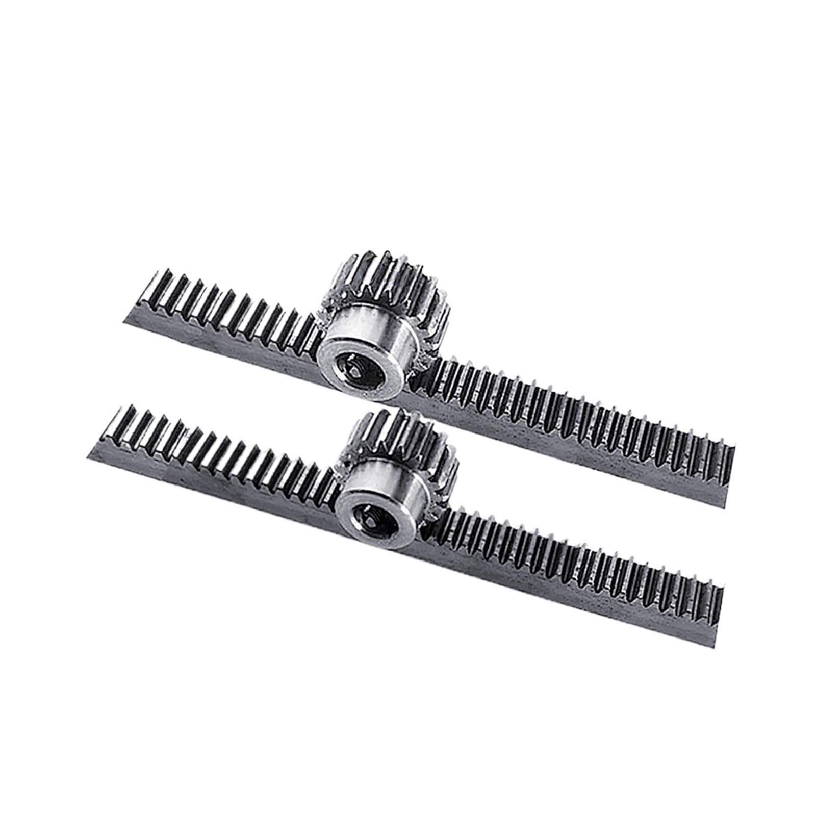 crémaillère en acier de haute précision 2 crémaillères de précision en acier 1 module 12 x 500 mm + pignons 18 dents(10mm)
