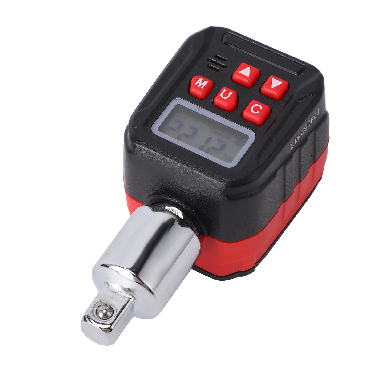 Fabater Clé Dynamométrique Numérique 1/2", 1.5-30Nm (.-22 ft-lb), Convertisseur électronique de Couple avec Alerte LED, Peak/Track, Adaptateurs /4", 3/8" pour Automobile, Moto (17-340 nm)