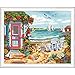 Dimensions Summertime Beach Paint by Numbers Kit for Kids and Adults, 11'' x 14''