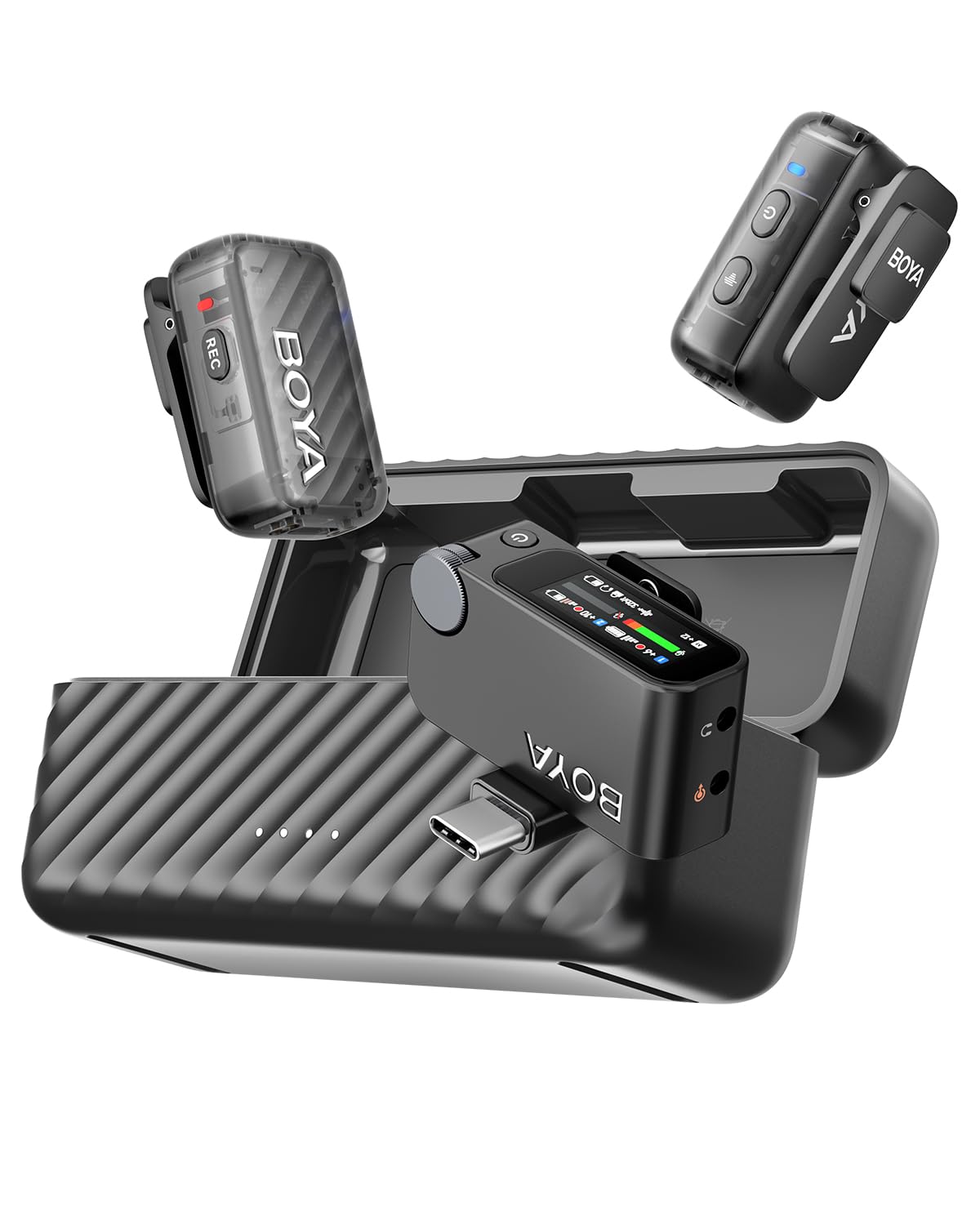 Amazon.co.jp: BOYA BOYAMIC 2（2 TX + 1 RX + 充電ケース