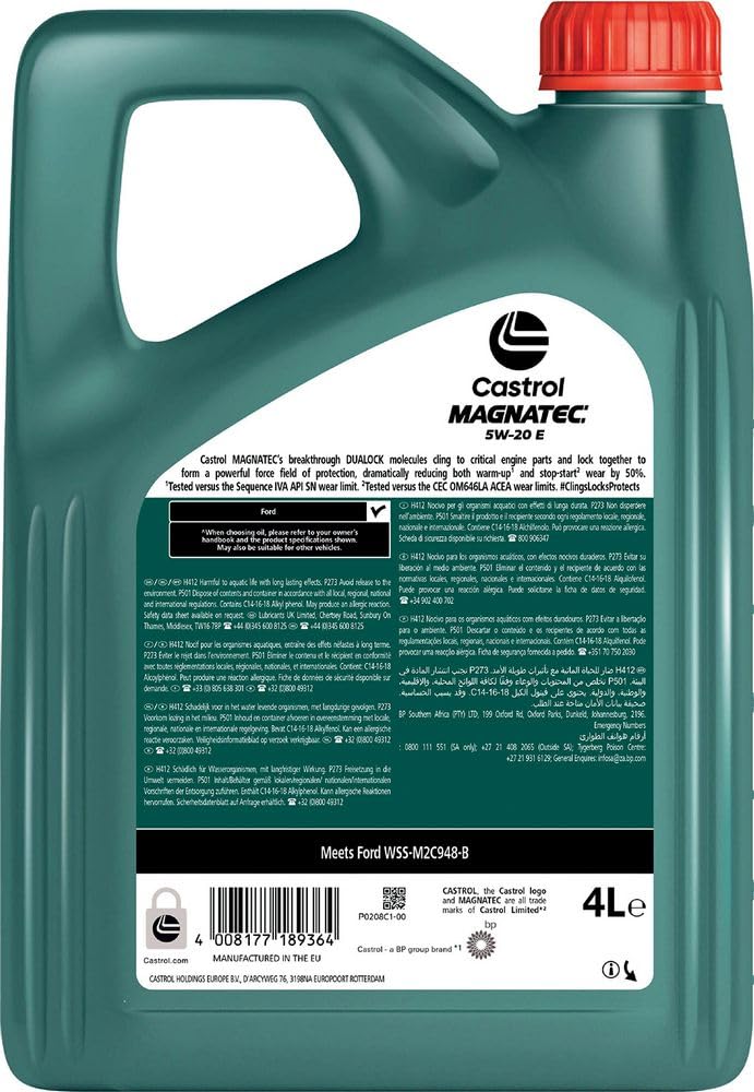 Castrol Magnatec Stop-Start 5W-20 E, 4 L