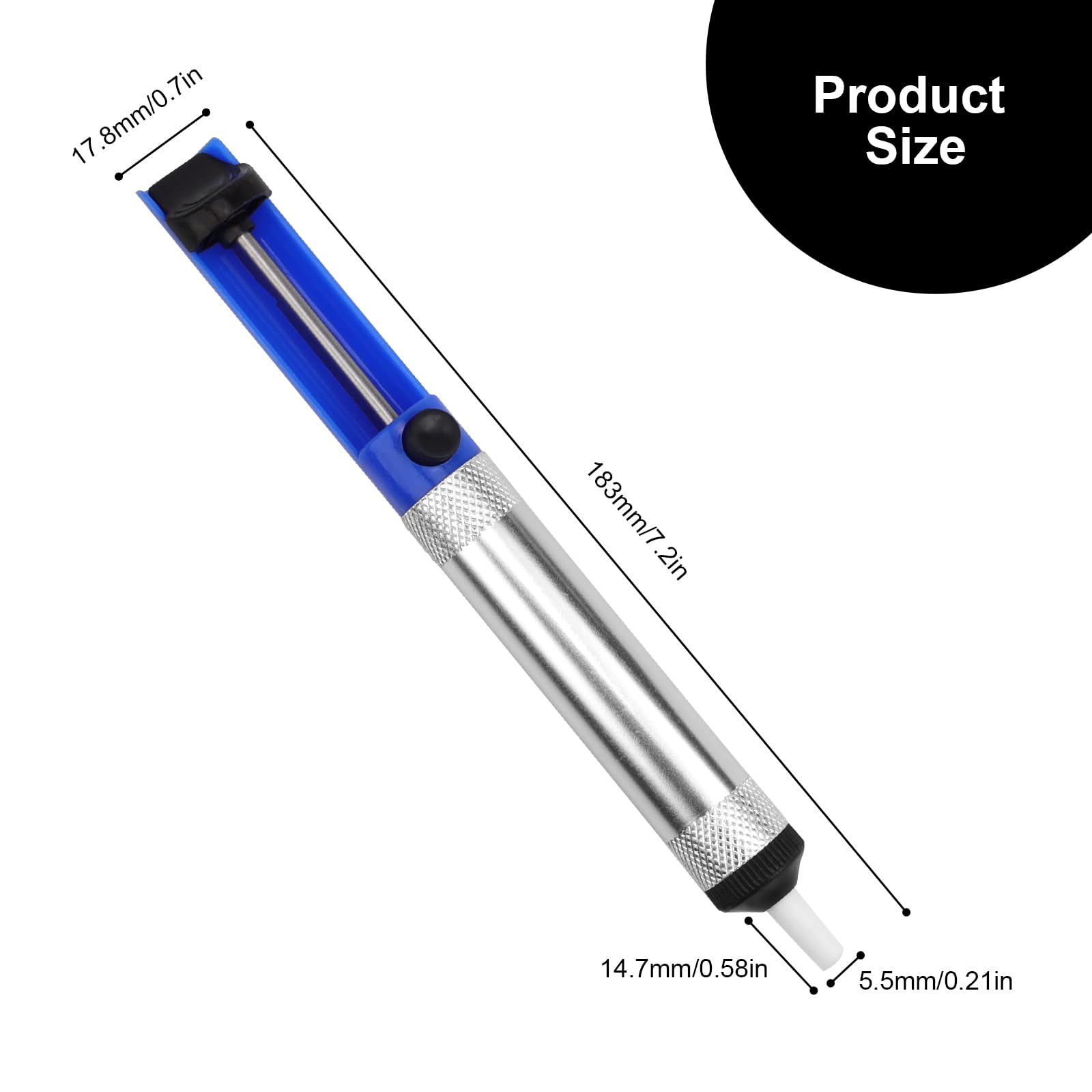Pompa Dissaldante IFixit - Aspira Saldatura Fusa - Per Riparazioni Elettroniche Su PCB - Facile Da Usare - Foto 12