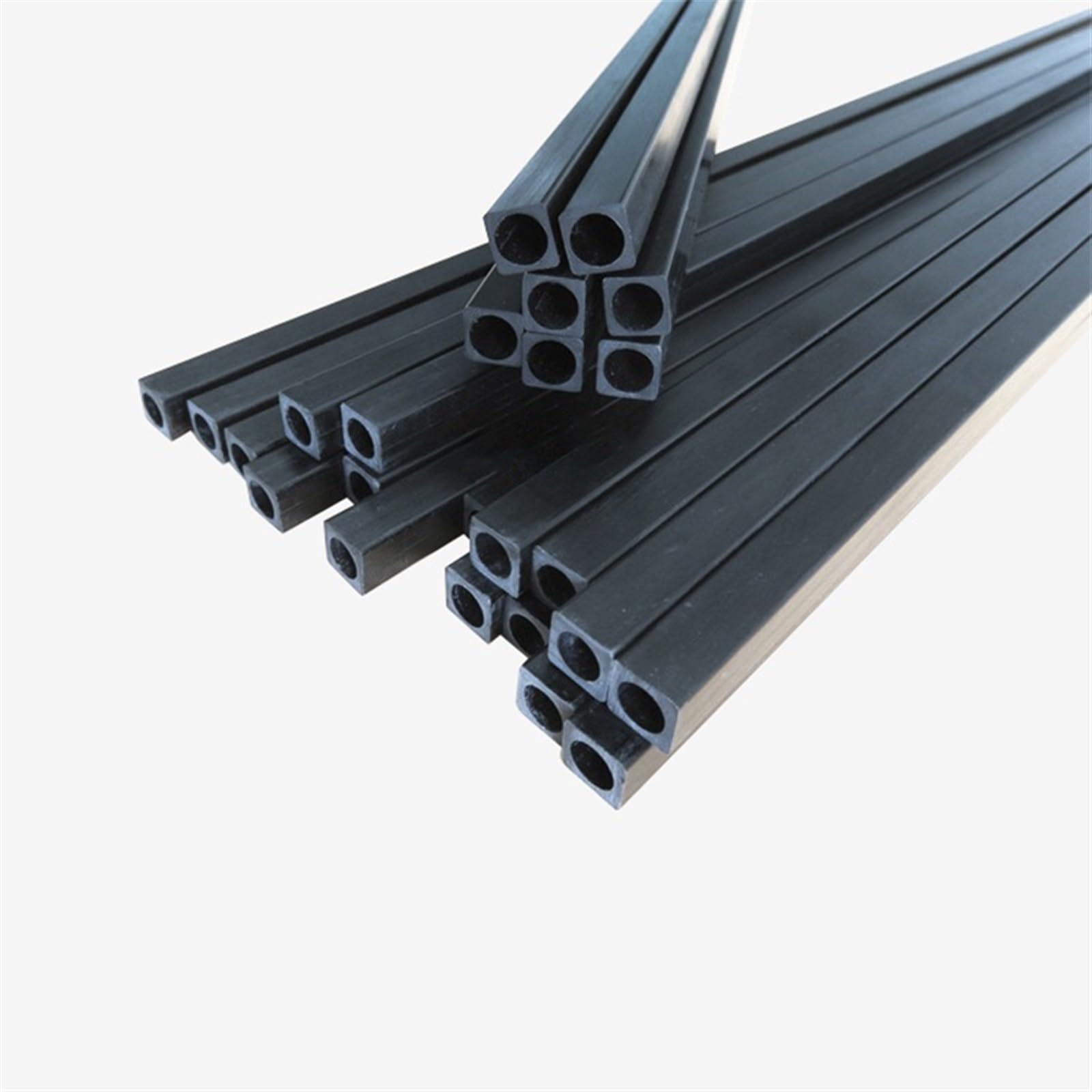 4pcs High-Strength Carbon Fiber Square Tube Length 500mm Outer Diameter 2mm 2.5mm 3mm 4mm 5mm 6mm 8mm 3K Carbon Fiber Square(3.0X3.0X2.0MM)