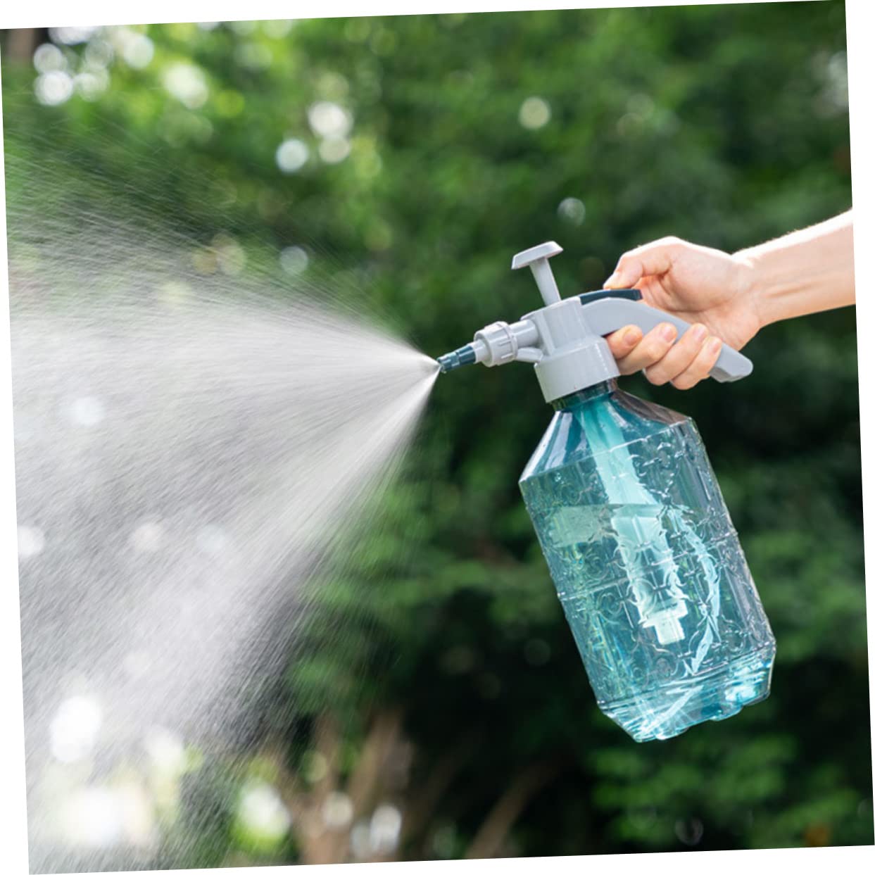 ibasenice 2 Pièces Arrosoir Bouclage De Brume Brumisateur Pour Plantes De Jardin Brumisateur D'arrosage De Jardin Bouteille D'eau Pulvérisée Pulvérisateur Arroseur Pour Bleu Plastique