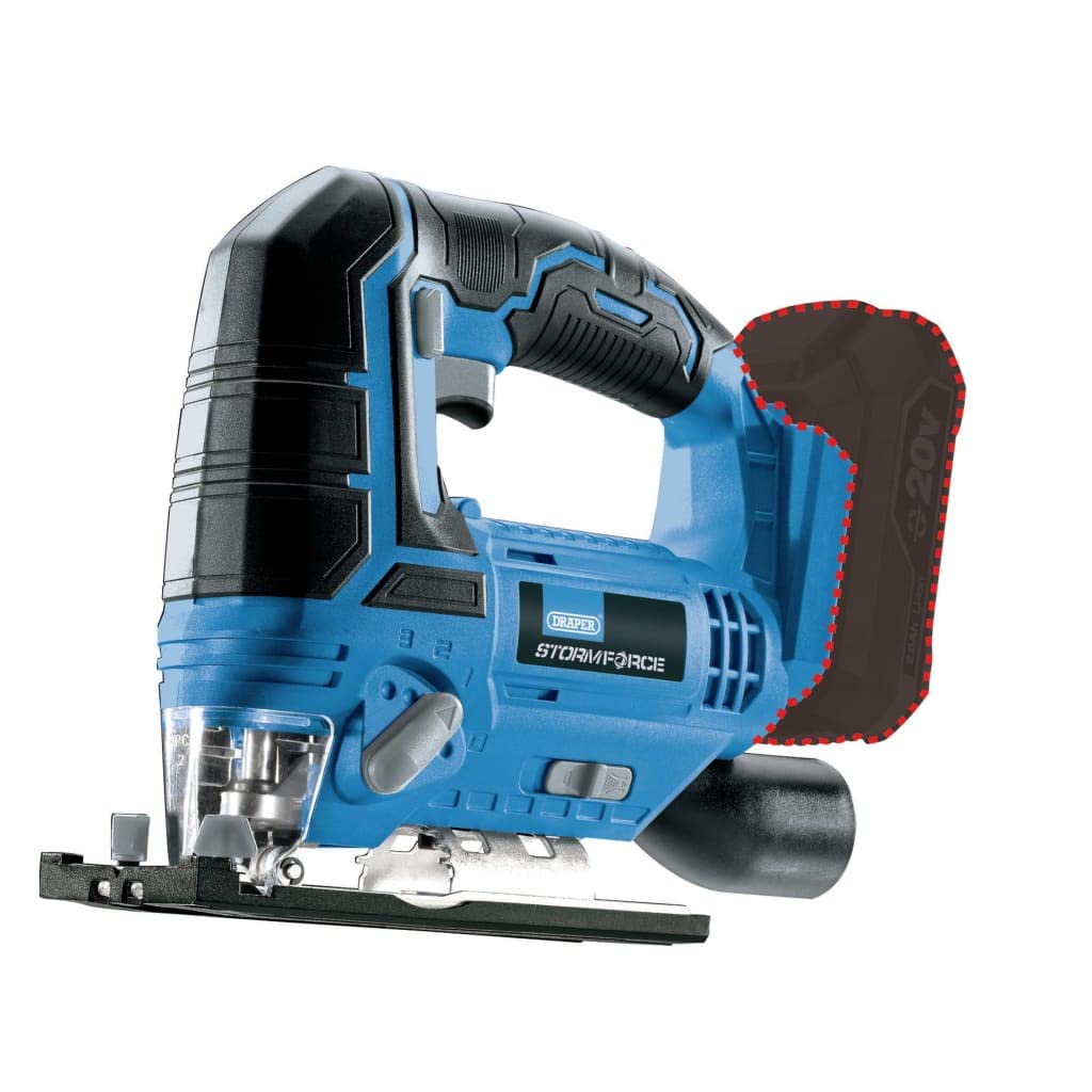 Draper 89477 Storm Force 20V Jigsaw - Bare