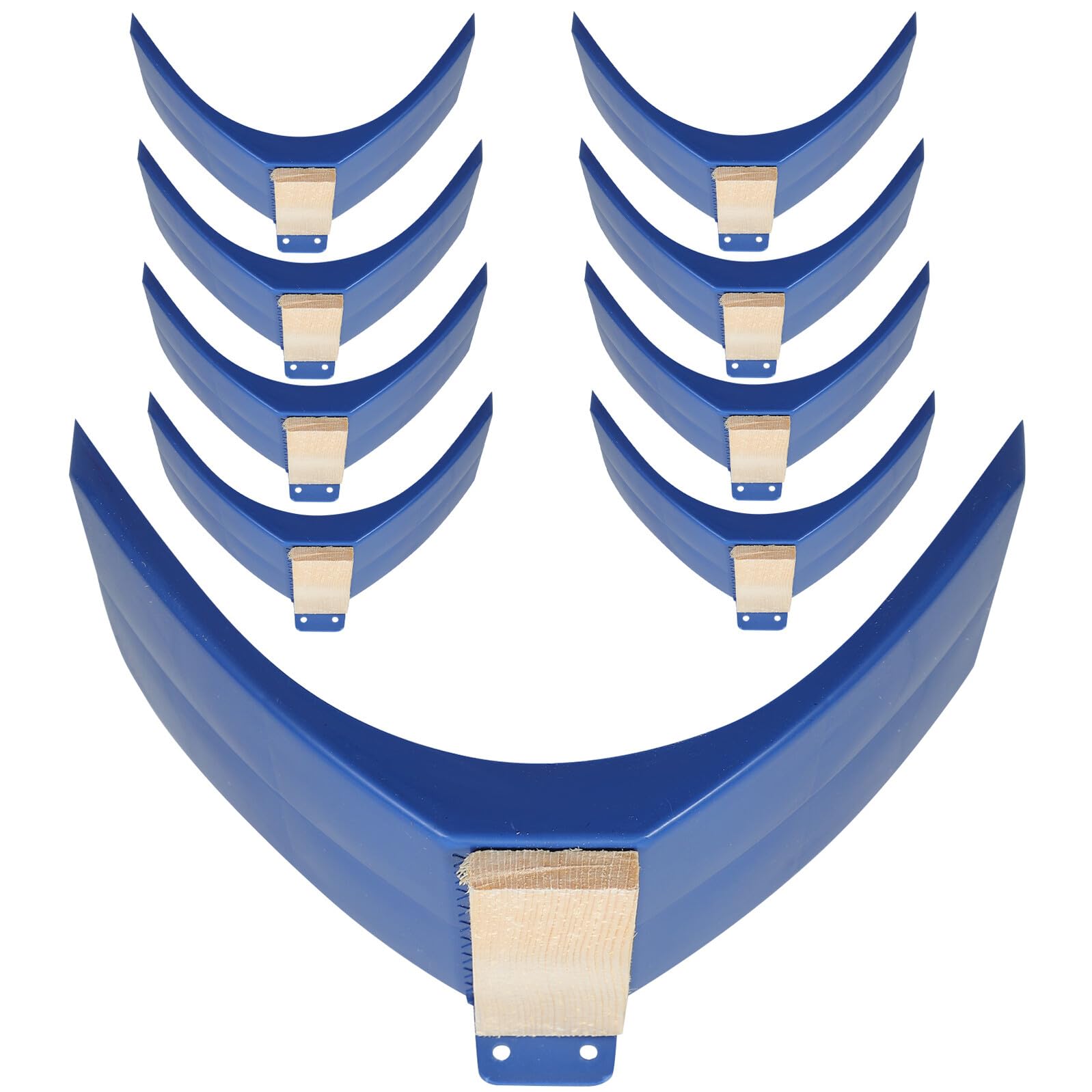 Perchoirs pour pigeons Gadpiparty - 10 supports de repos en plastique bleu