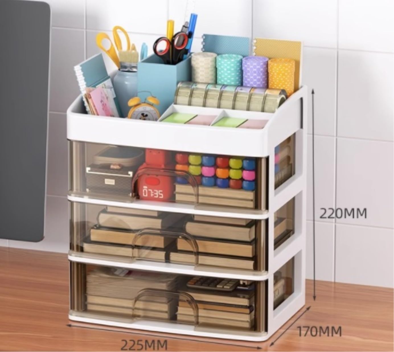 Organizer Scrivania Cancelleria Ufficio Organizer Da Scrivania Con Cassetti Portaoggetti Da Scrivania Portaoggetti Da Scrivania Trasparente Per Articoli Per Ufficio Cosmetici Domestici Accessori Scriv