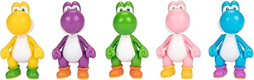 Miniatura 5 de Nintendo Yoshi Figurines Set de 5 2.6in