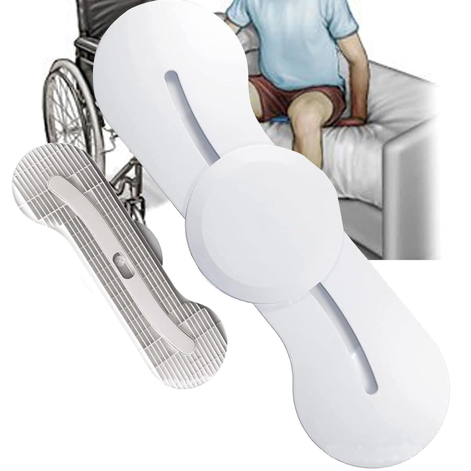 Tabla de transferencia de pacientes para traslados sin dolor desde silla de ruedas