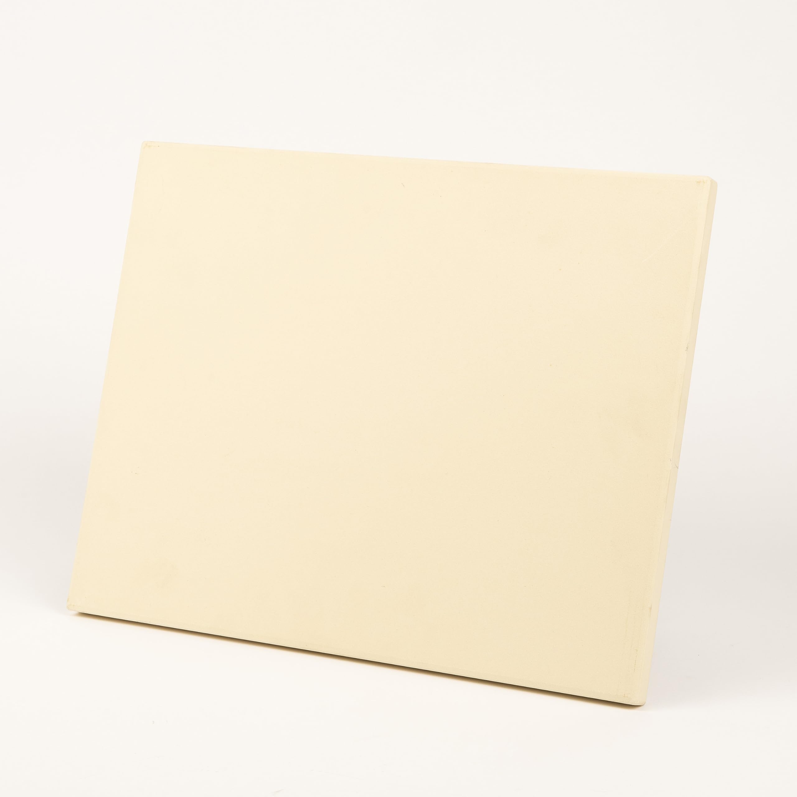 G3 Ferrari G10190 Pietra refrattaria in Cordierite Naturale 38 x 30 cm, fino a 800°C, Utilizzabile in Forno, su Barbecue e Griglie a Gas