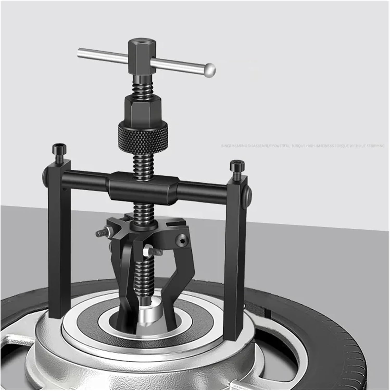 Bearing Puller Inner Bearing Puller Inner Hole Bearing Removal Tool Three Claw Pull Out Wheel Puller Multi-Function Inner Puller Practical