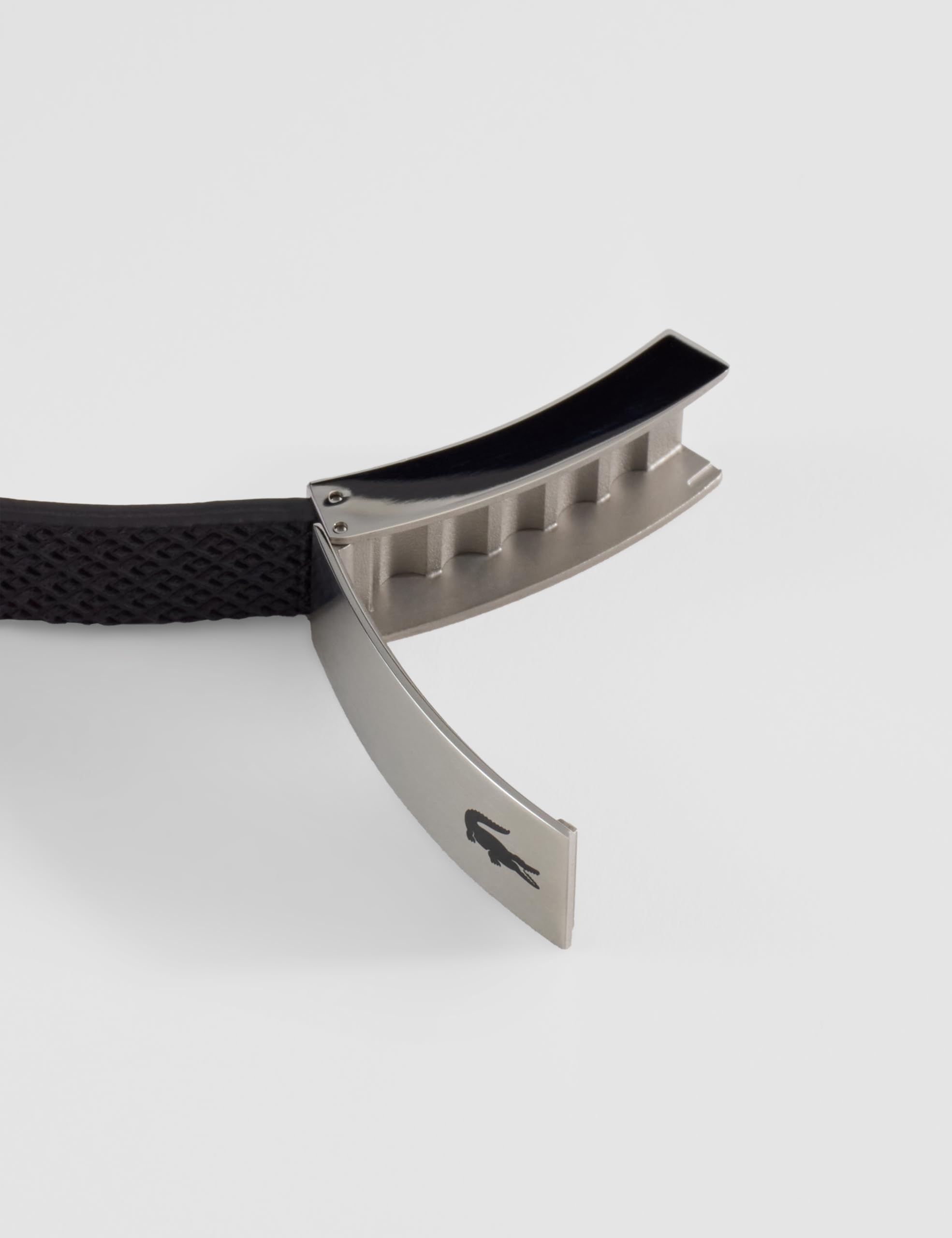 Lacoste Lederarmband für Herren Kollektion PORT Verziert mit petit piqué Muster - 2040110