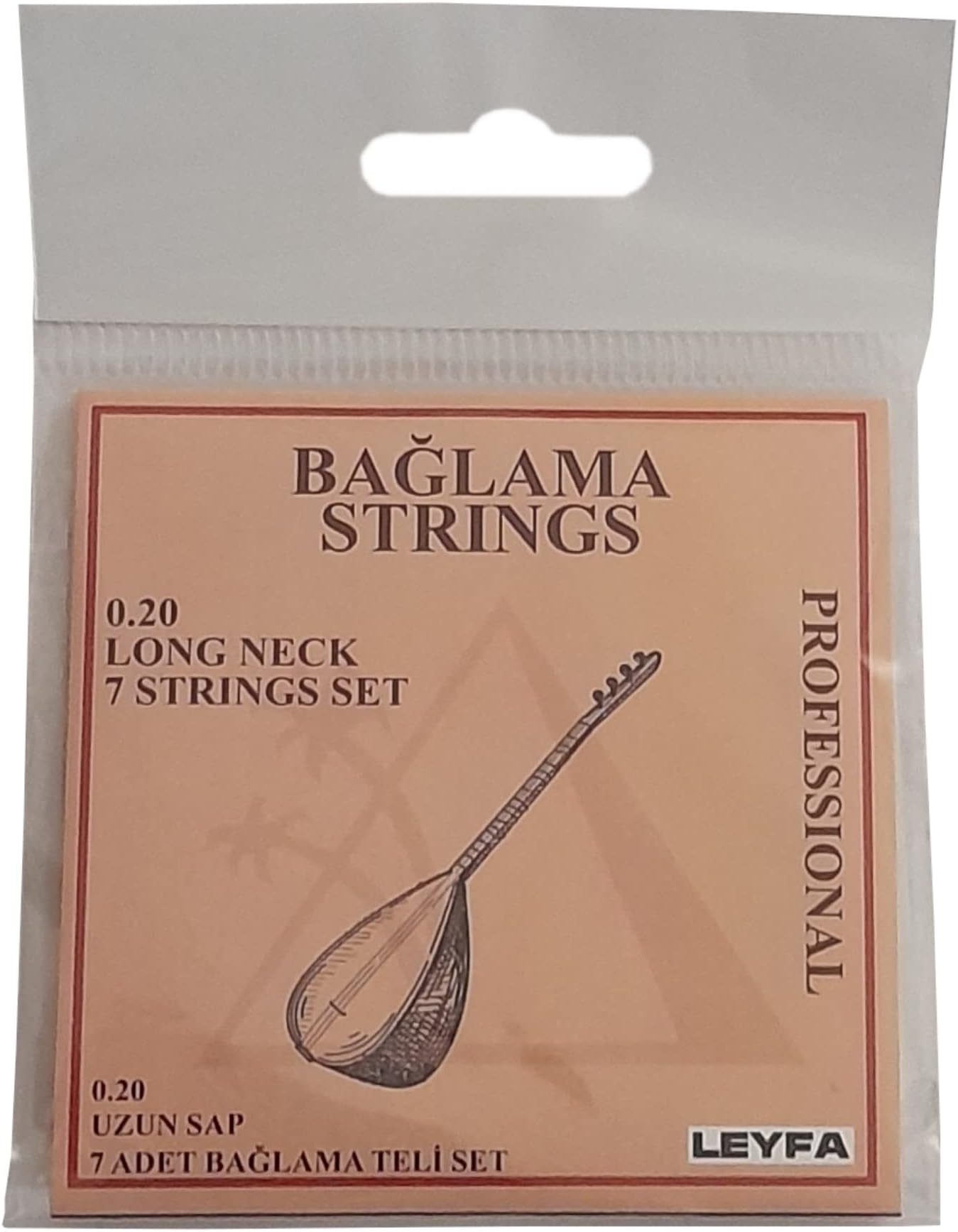 Saz Baglama Strings for Turkish Long Neck Baglama Professional Strings with 3 Tezene Picks